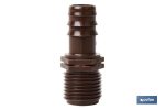 Conector de enlace mixto para riego por goteo o aspersión de rosca 3/4'' | Imprescindible para instalación de riego por goteo