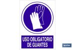 Uso obligatorio de guantes