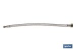 Conexión Flexible | Macho/Hembra | Acero Inoxidable | M 10x1 - H 1/2" | 35 cm de Longitud | Para lavabo, grifo y cocina