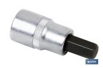 Llave de vaso de 1/4" | Fabricada en acero al cromo vanadio de alta calidad | Con punta Allen H8